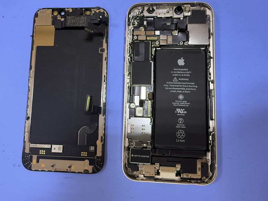 【東近江市】iPhone 12の画面修理・液漏れは「スマホリペアプラス アル・プラザ八日市店」へ!データそのまま即日対応